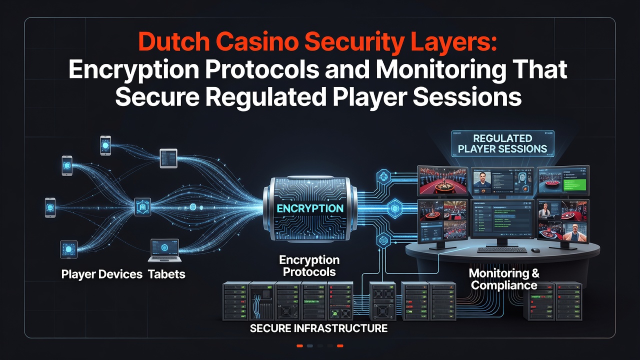 Beveiligingsinfrastructuur met encryptie en monitoring in Nederlandse online casino's