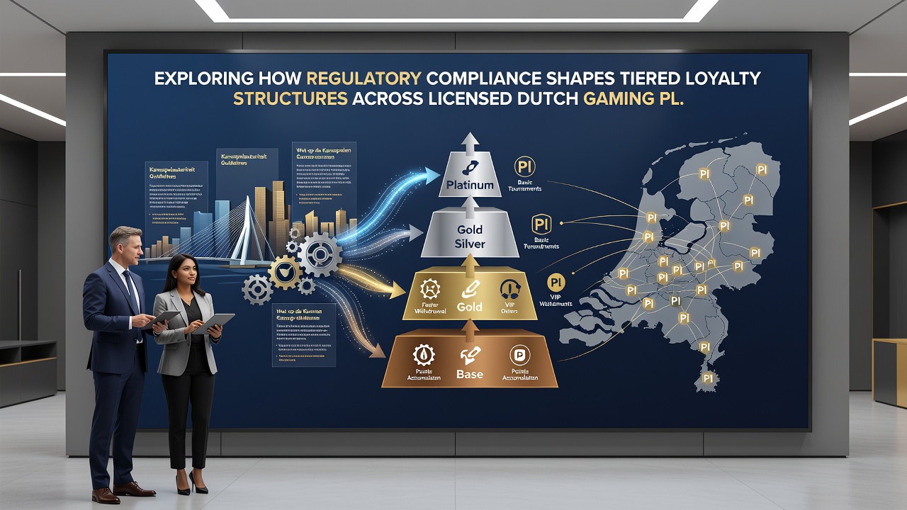 Grafiek van loyaliteitsniveaus en compliance-eisen in de Nederlandse gokmarkt