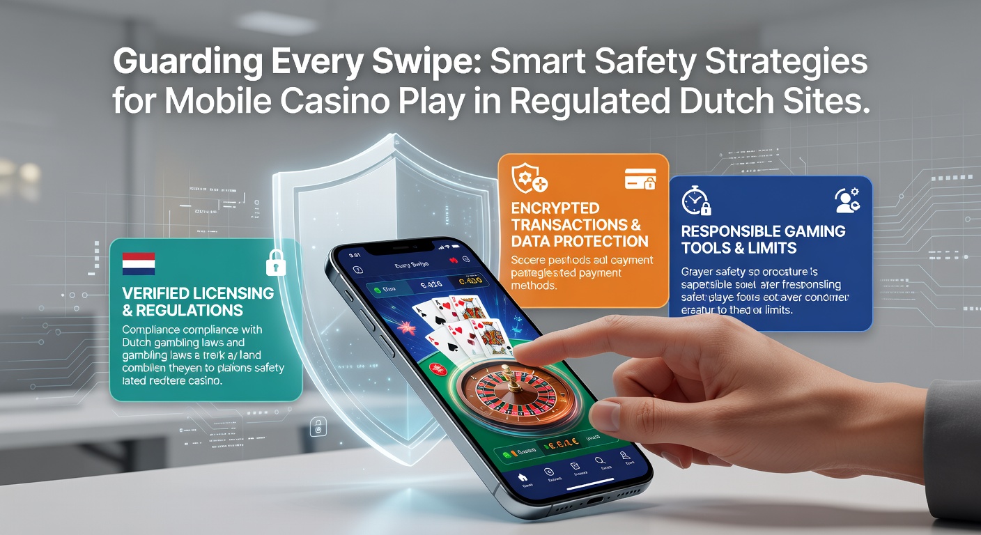 Grafiek met veiligheidsiconen zoals sloten, schilderen en mobiele apps op een Nederlands casino-scherm, illustrerend layered security