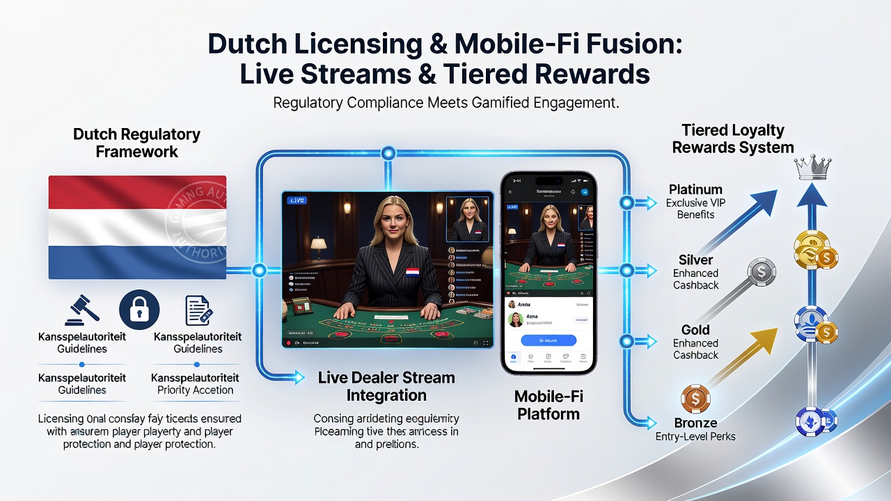 Getrapte loyaliteitsrewards geïntegreerd in mobiele live casino apps