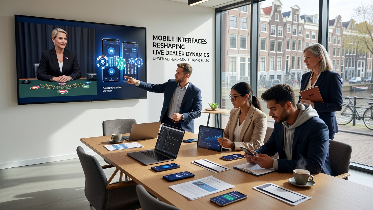 Real-time mobiele weergave van live dealer tafels onder Nederlandse licentieregels