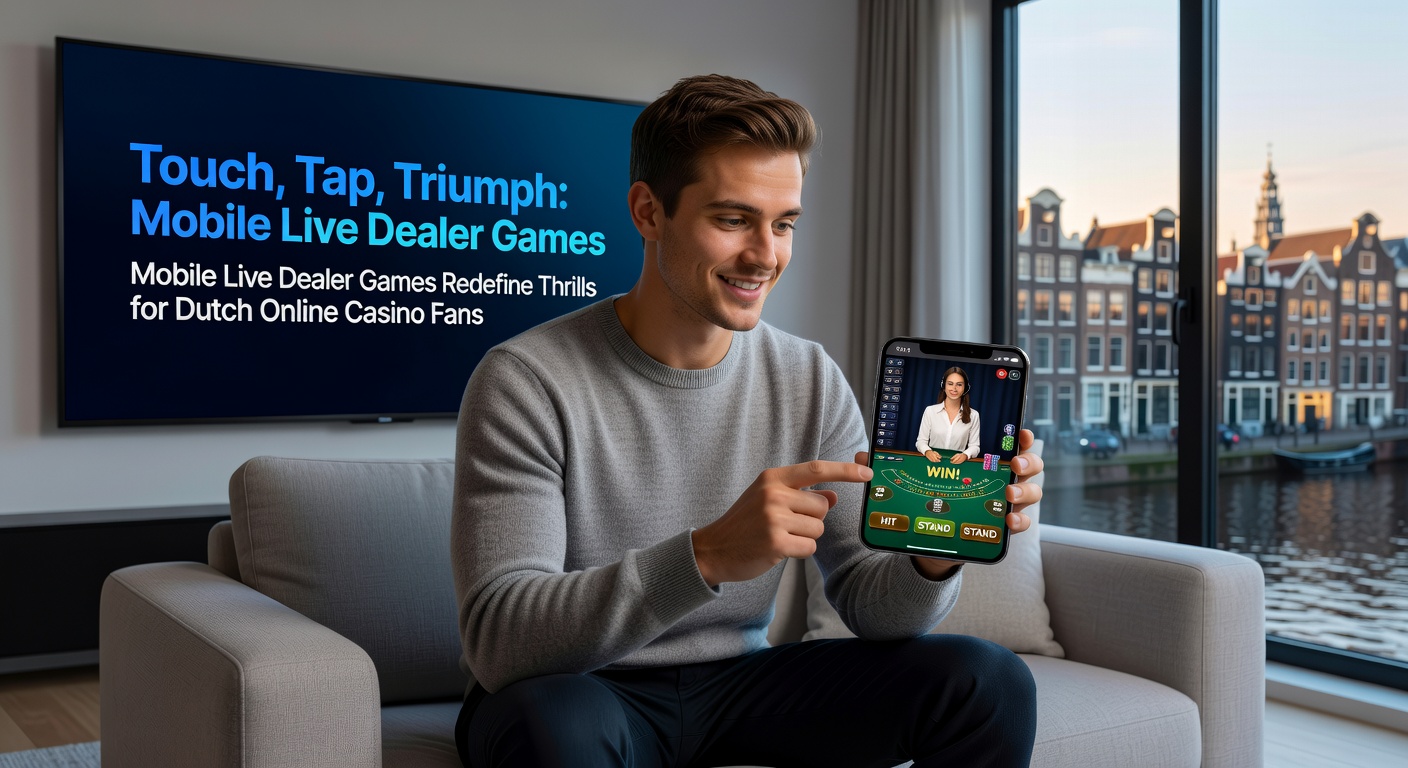 Live dealer aan roulette tafel met mobiele spelers interfaced, kaarten en chips in high-res